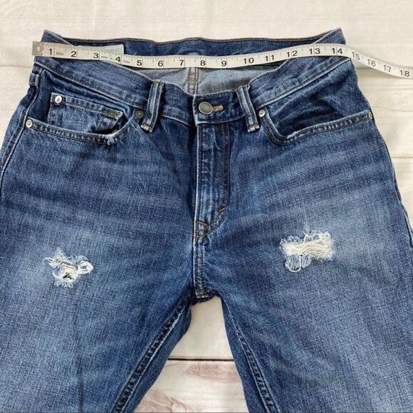 Banana Republic Men's Blue Mid Rise Straight Leg Denim Jeans Size W30 L30 - Picture 9 of 11